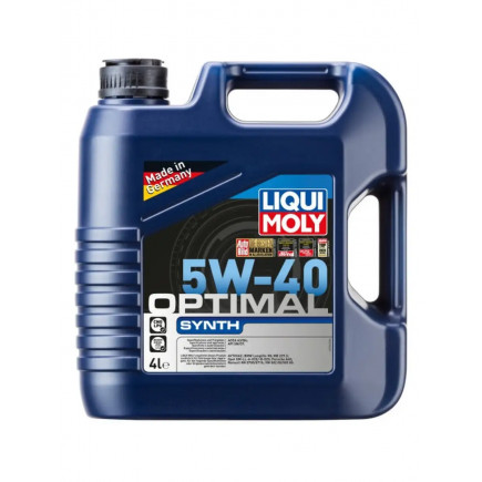Масло моторное LIQUI MOLY Optimal Synth 5W-40 SN A3|B4 4л.