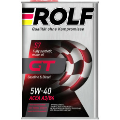 Масло моторное Rolf GT SAE 5W-40 API SN/CF 4л.
