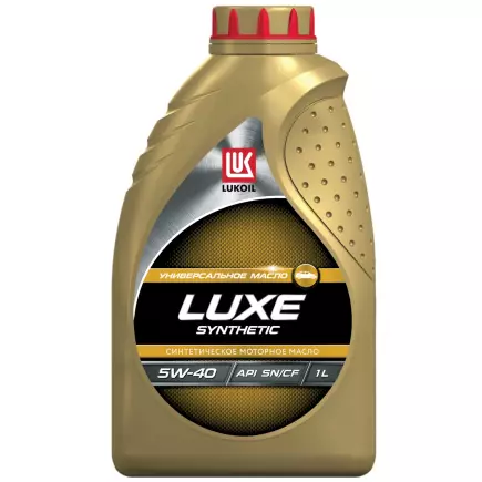Масло моторное ЛУКОЙЛ ЛЮКС 5W40 SN/CF 1L синт. Масло моторное ЛУКОЙЛ ЛЮКС 5W40 SN/CF 1L синт.