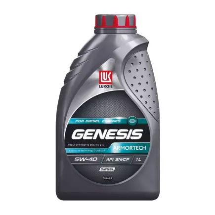 Масло моторное ЛУКОЙЛ GENESIS ARMORTECH DIESEL 5W-40 1л. Масло моторное ЛУКОЙЛ GENESIS ARMORTECH DIESEL 5W-40 1л.