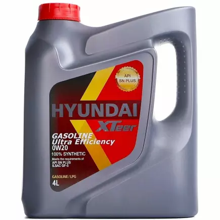 Масло моторное Hyundai XTeer Gasoline Ultra Efficiency 0W-20 4л. Масло моторное Hyundai XTeer Gasoline Ultra Efficiency 0W-20 4л.
