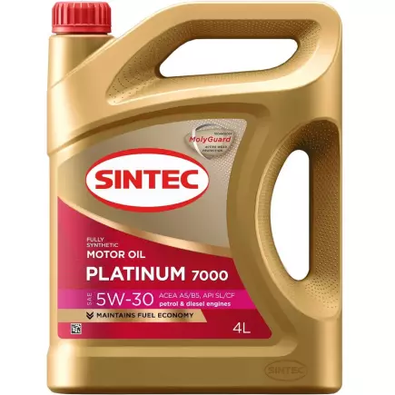 Масло Sintec Platinum 7000 5W-30 A5/B5 4л, шт Масло Sintec Platinum 7000 5W-30 A5/B5 4л, шт