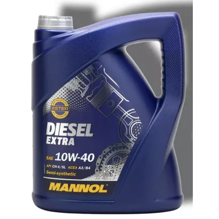Масло моторное MANNOL Diesel extra 10w40 5л. Масло моторное MANNOL Diesel extra 10w40 5л.